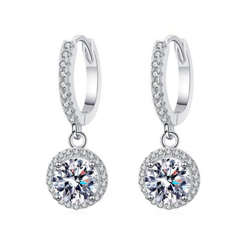 Lunara™ 925 シルバー モアサナイトエレガンスピアス