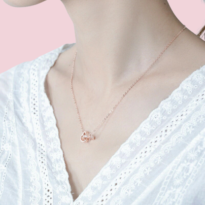 Lunara™ 永遠の絆ダブルハートネックレス —