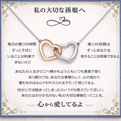 Lunara™ 永遠の絆ダブルハートネックレス —