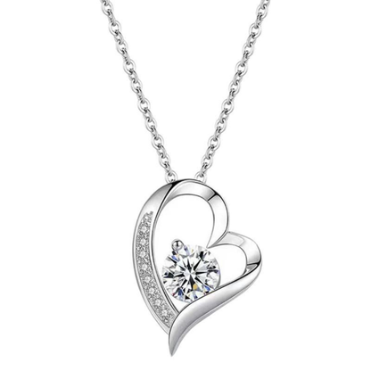 Lunara™ スカイブルーハートネックレス