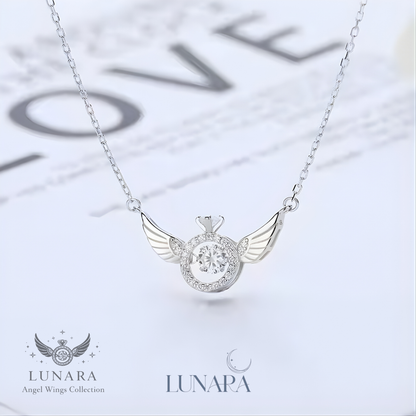 Lunara™  天使の翼ハートネックレス.