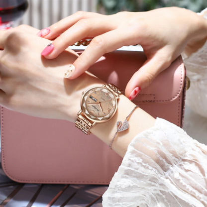 Lunara™ ローズエレガンス腕時計