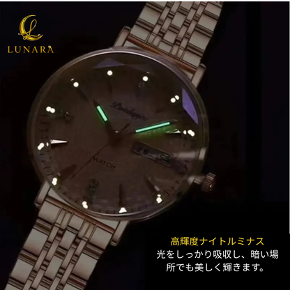 Lunara™ ローズエレガンス腕時計