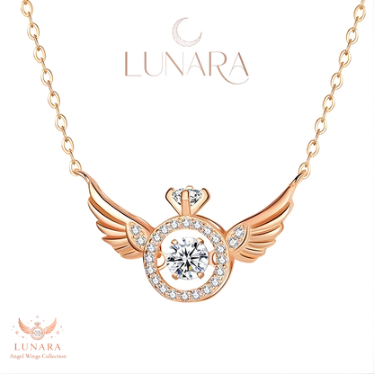 Lunara™  天使の翼ハートネックレス.