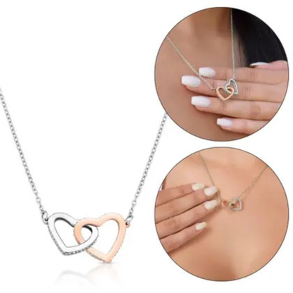 Lunara™ 永遠の絆ダブルハートネックレス —