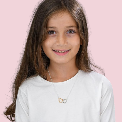 Lunara™ 永遠の絆ダブルハートネックレス —