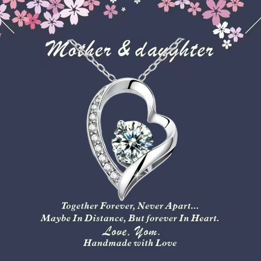 Lunara™ スカイブルーハートネックレス