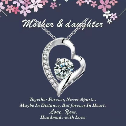 Lunara™ スカイブルーハートネックレス