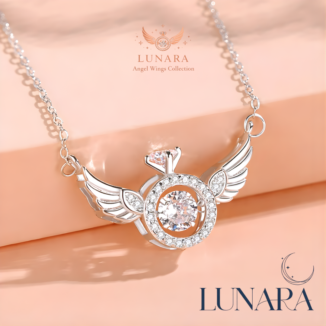 Lunara™  天使の翼ハートネックレス.