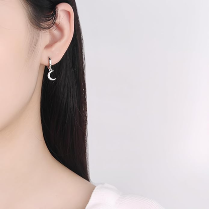 Lunara™ 星月きらめきS925ピアス.