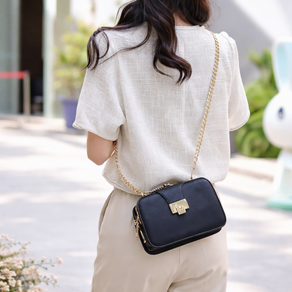 Lunara エレガント チェーンショルダーバッグ.