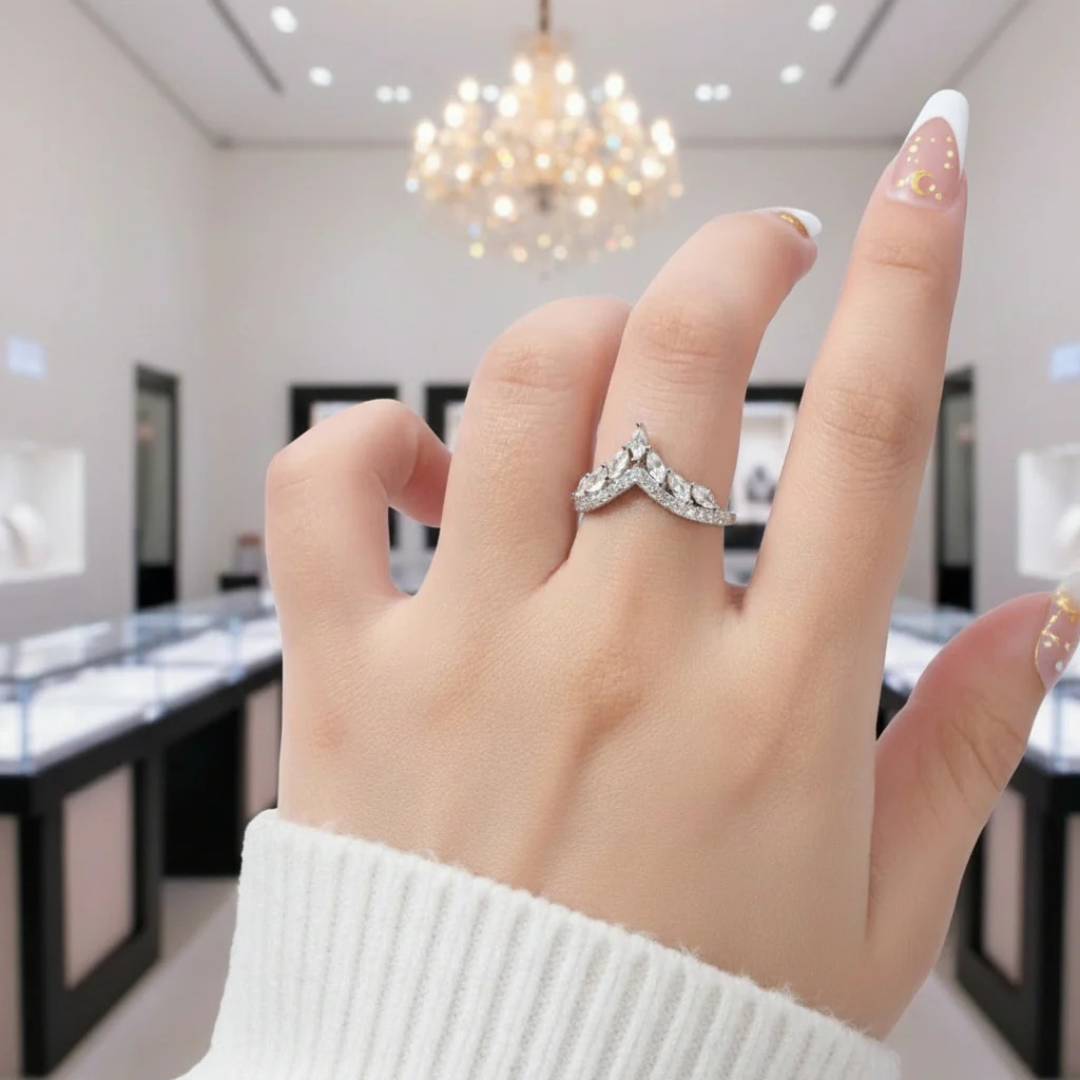 Lunara™ プリンセスクラウン S925リング.