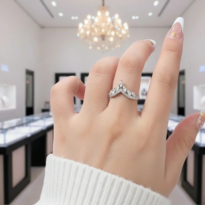 Lunara™ プリンセスクラウン S925リング.