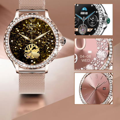 Lunara™ NX19 レディーススマートウォッチ｜通話・健康管理対応.