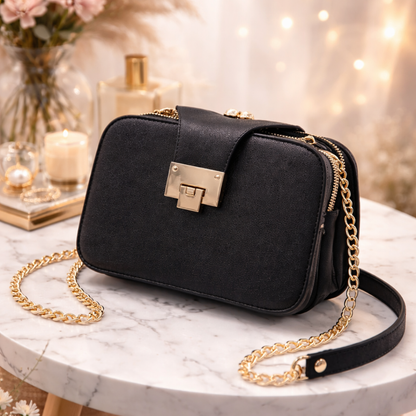 Lunara エレガント チェーンショルダーバッグ.