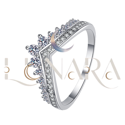 Lunara™ プリンセスクラウン S925リング.
