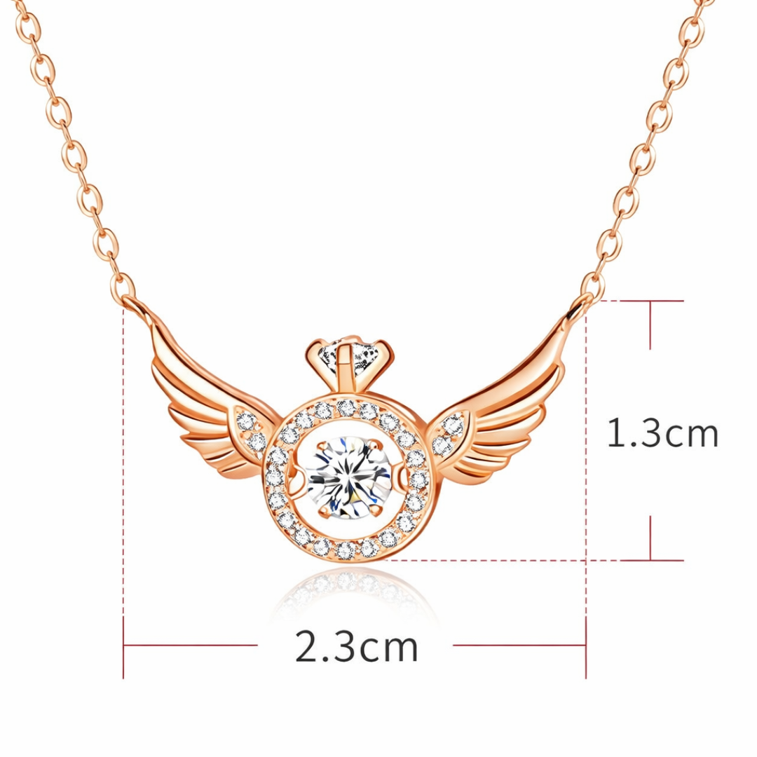 Lunara™  天使の翼ハートネックレス.