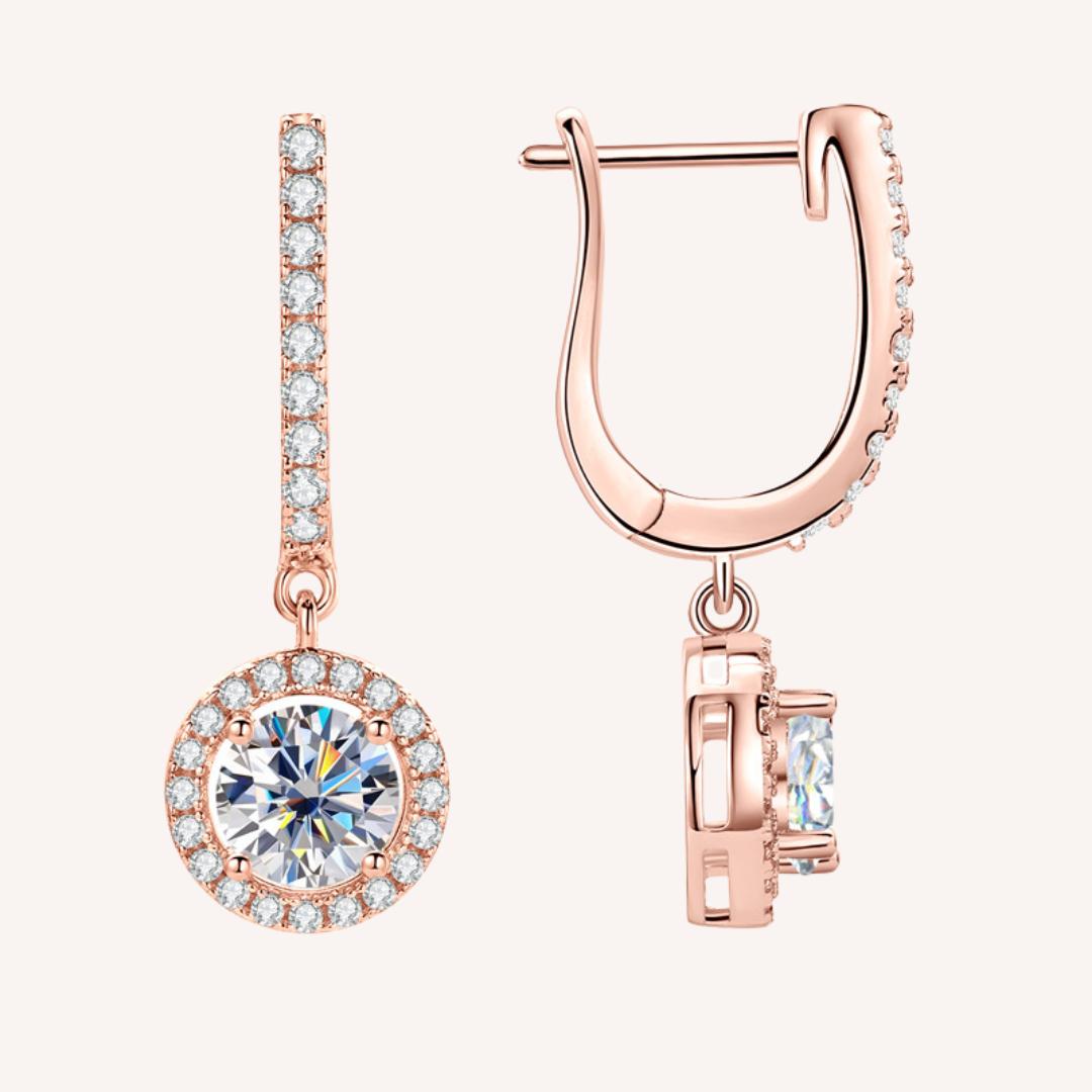 Lunara™ モアサナイト ダイヤモンド ピアス