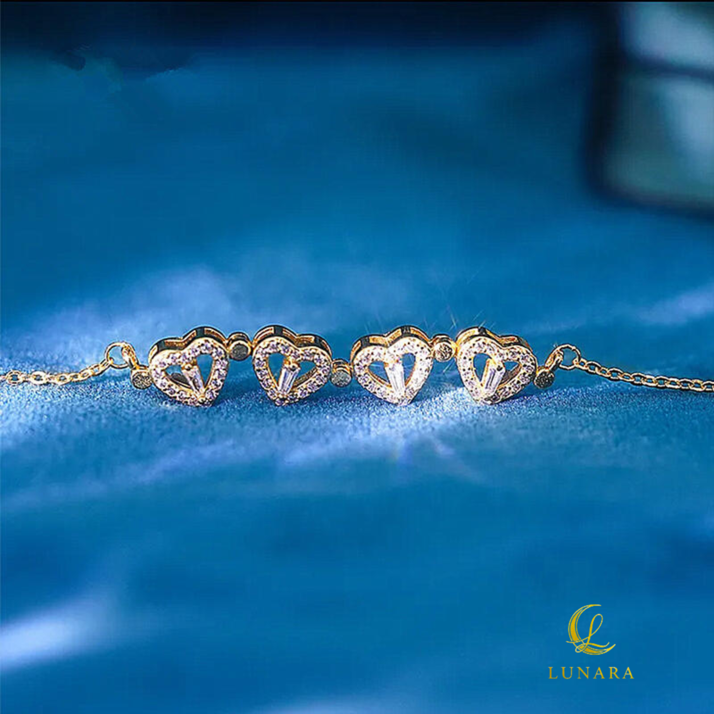 Lunara™ 幸運のクローバーハート ネックレス